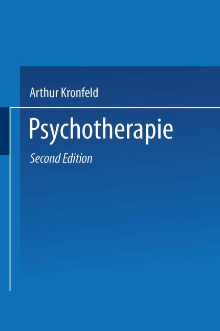 Psychotherapie - Arthur Kronfeld