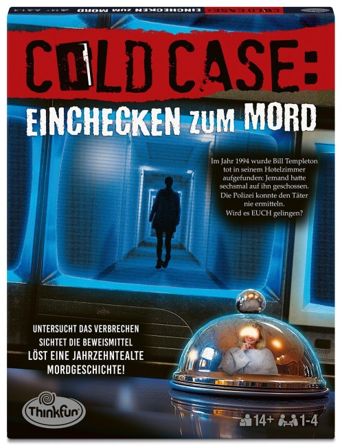 ThinkFun Cold Case: Einchecken zum Mord - Kombinationsspiel ab 14 Jahre - 
