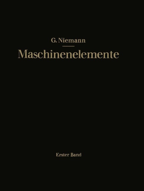 Maschinenelemente - Gustav Niemann