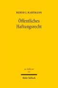 Cover-Bild zum Titel 'Öffentliches Haftungsrecht' von 'Bernd J. Hartmann'
