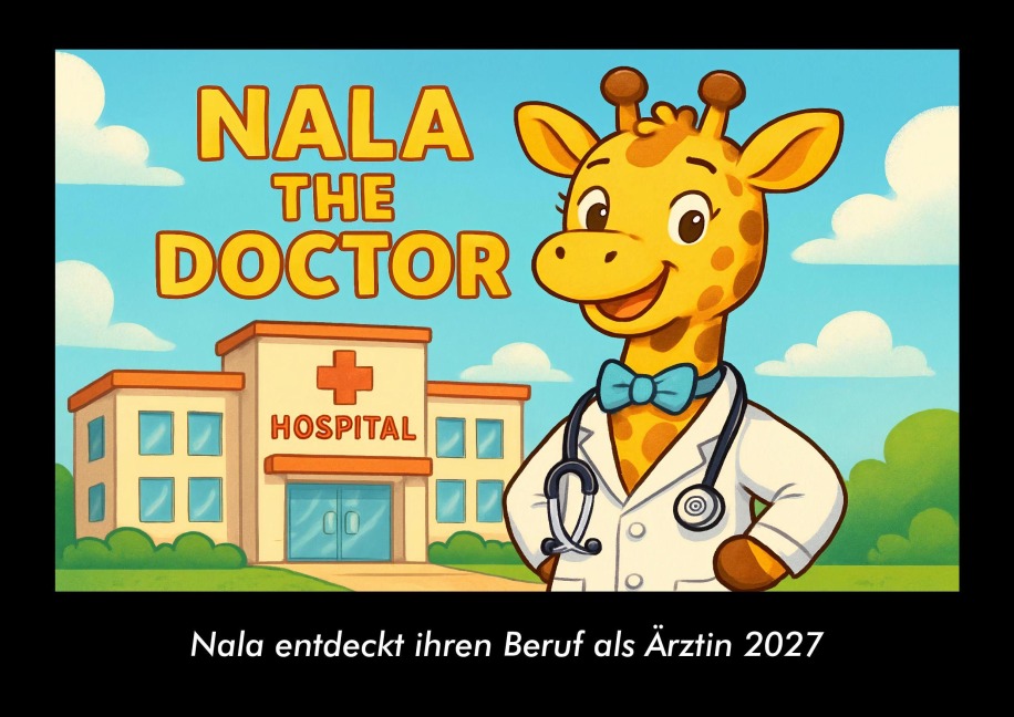 Nala entdeckt ihren Beruf als Ärztin 2027 Fotokalender DIN A3 - Tobias Schmitt, Kevin Heber