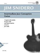 Cover-Bild zum Titel 'Intermediate Jazz Conception Guitar' von 'Jim Snidero'