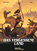 Cover-Bild zum Titel 'Das vergessene Land (Graphic Novel)' von 'Edgar Rice Burroughs'