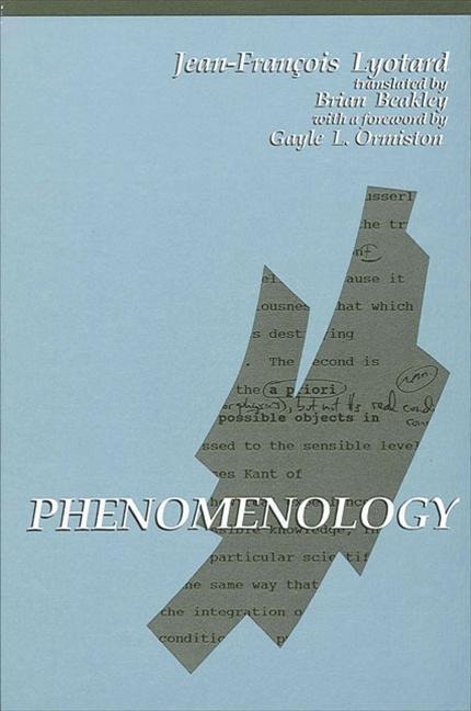 Phenomenology - Jean-Francois Lyotard