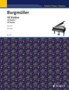 Cover-Bild zum Titel '18 Etüden op. 109' von 'Friedrich Burgmüller'