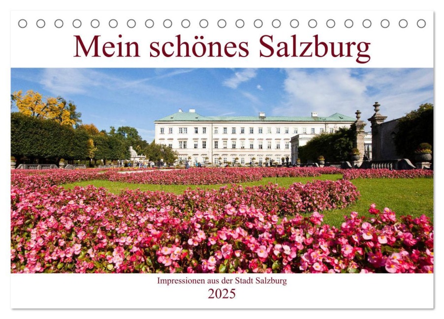 Mein schönes Salzburg (Tischkalender 2025 DIN A5 quer), CALVENDO Monatskalender - Christa Kramer