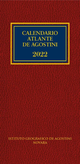 Calendario atlante De Agostini 2022 - 