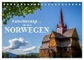 Entschleunigt ... reisen durch Norwegen (Tischkalender 2025 DIN A5 quer), CALVENDO Monatskalender - Dirk Sulima