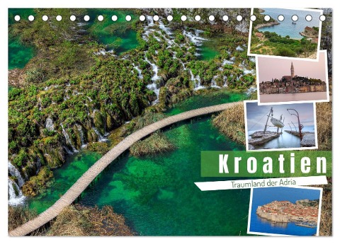 Kroatien Traumland der Adria (Tischkalender 2024 DIN A5 quer), CALVENDO Monatskalender - Joana Kruse