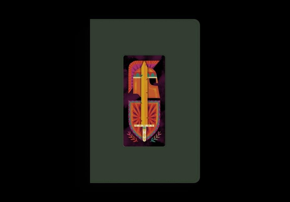 ESV the Biggest Story Holy Bible for Kids (Trutone, Dark Green, Armor Design) - 