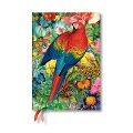 Paperblanks 2025 Weekly Planner Tropical Garden Nature Montages 12-Month MIDI Horizontal Elastic Band 160 Pg 100 GSM - 