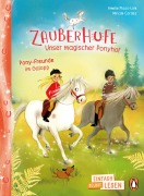 Cover-Bild zum Titel 'Zauberhufe - Unser magischer Ponyhof - Pony-Freunde im Galopp' von 'Amelie Plaas-Link'