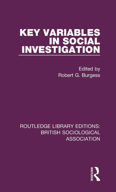 Key Variables in Social Investigation - 