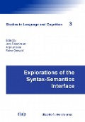 Cover-Bild zum Titel 'Explorations of the Syntax-Semantics Interface' von ''