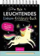 Cover-Bild zum Titel 'Mein leuchtendes Einhorn-Kritzkratz-Buch' von ''
