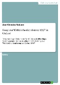 Cover-Bild zum Titel 'Essay zur Weltkirchenkonferenz 1937 in Oxford' von 'Ann-Christin Robben'