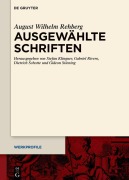 Cover-Bild zum Titel 'Ausgewählte Schriften' von 'August Wilhelm Rehberg'