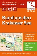 Klemmer Pocket Rad- und Wanderkarte Rund um den Krakower See 1 : 50 000 - 