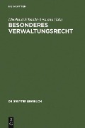Cover-Bild zum Titel 'Besonderes Verwaltungsrecht' von ''
