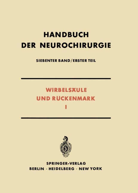 Wirbelsäule und Rückenmark I - 
