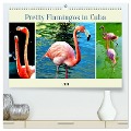 Pretty Flamingos in Cuba (hochwertiger Premium Wandkalender 2024 DIN A2 quer), Kunstdruck in Hochglanz - Henning von Löwis of Menar