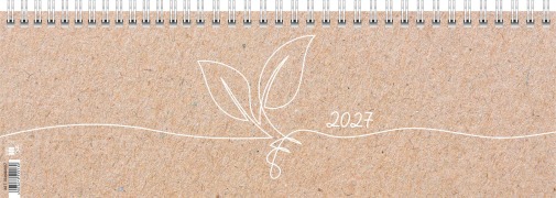 Cover-Bild zum Titel 'rido/idé 7036801017 Querterminbuch 2027 "Nature" 297×105 mm, Karton' von ''