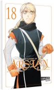 Cover-Bild zum Titel 'The Heroic Legend of Arslan 18' von 'Hiromu Arakawa, Yoshiki Tanaka'