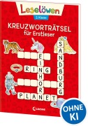 Cover-Bild zum Titel 'Leselöwen Kreuzworträtsel für Erstleser. 2. Klasse (Rot)' von ''