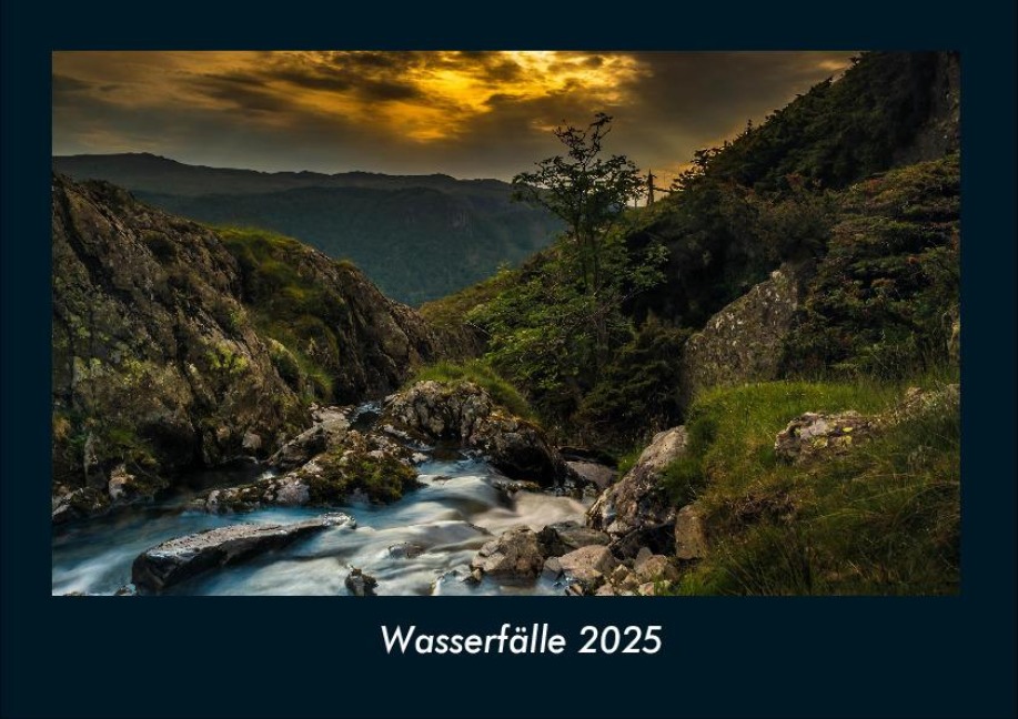 Wasserfälle 2025 Fotokalender DIN A4 - Tobias Becker