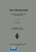 Cover-Bild zum Titel 'Das Ohrlabyrinth' von 'Élie de Cyon'