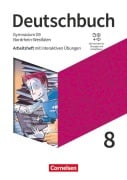 Cover-Bild zum Titel 'Deutschbuch Gymnasium 8. Schuljahr - Nordrhein-Westfalen - Arbeitsheft mit interaktiven Übungen online' von ''
