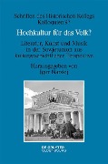 Cover-Bild zum Titel 'Hochkultur für das Volk?' von ''