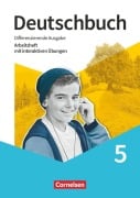 Cover-Bild zum Titel 'Deutschbuch 5. Schuljahr - Sprach- und Lesebuch - Differenzierende Ausgabe 2020 - Arbeitsheft mit interaktiven Übungen' von ''