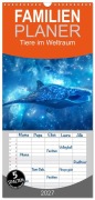 Cover-Bild zum Titel 'Familienplaner 2027 - Tiere im Weltraum mit 5 Spalten (Wandkalender, 21 x 45 cm) CALVENDO' von 'Steffen Gierok-Latniak'
