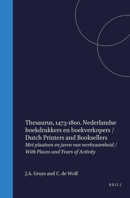 Thesaurus 1473-1800 - 