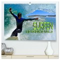 Surfen - die perfekte Welle (hochwertiger Premium Wandkalender 2024 DIN A2 quer), Kunstdruck in Hochglanz - Renate Bleicher