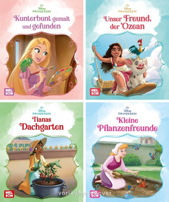 Nelson Mini-Bücher: Disney Prinzessin 25-28 - 