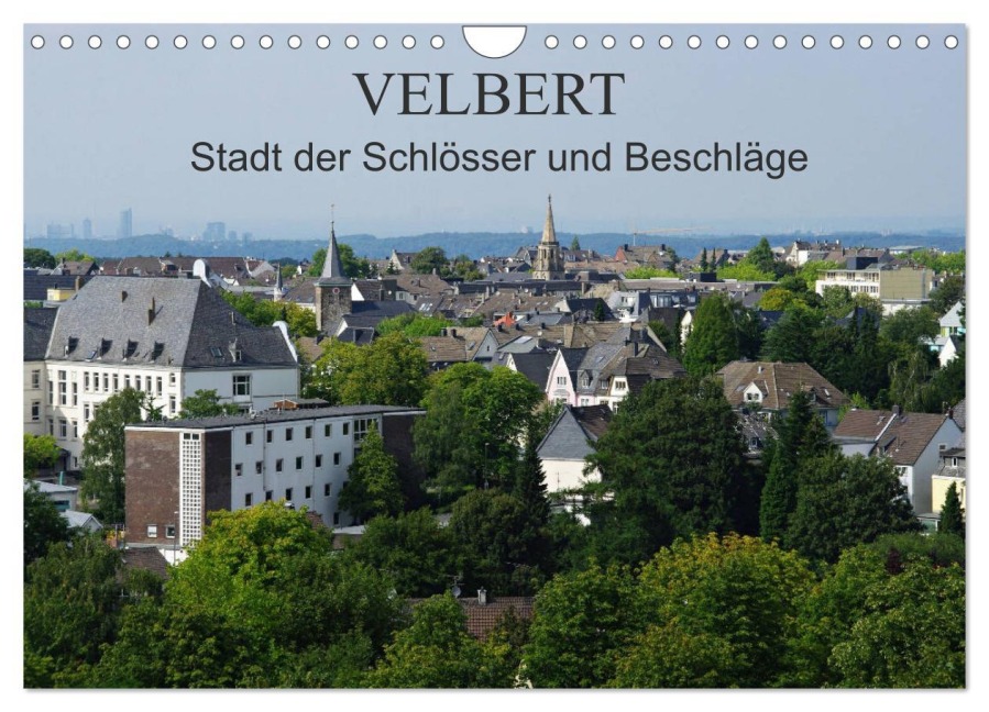 Velbert - Stadt der Schlösser und Beschläge (Wandkalender 2026 DIN A4 quer), CALVENDO Monatskalender - Klaus Fröhlich