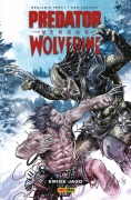 Cover-Bild zum Titel 'Predator vs. Wolverine: Ewige Jagd' von 'Benjamin Percy, Ken Lashley, Andrea Di Vito, Jay Leisten, Hayden Sherman'