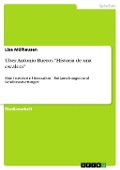 Cover-Bild zum Titel 'Über Antonio Bueros "Historia de una escalera"' von 'Lisa Mülhausen'