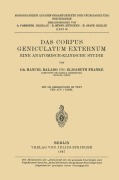 Cover-Bild zum Titel 'Das Corpus Geniculatum Externum Eine Anatomisch-Klinische Studie' von 'Elisabeth Franke, Manuel Balado'