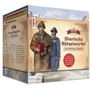 Cover-Bild zum Titel 'Escape Experience Adventskalender - Der magische Rätselwürfel: Sherlock Holmes und das mysteriöse Geschenk' von 'Frida Schauff, Anna-Laura Dietrich'