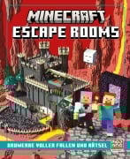 Cover-Bild zum Titel 'Minecraft Escape Rooms. Bauwerke voller Fallen und Rätsel' von 'Mojang AB, Minecraft'
