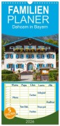 Cover-Bild zum Titel 'Familienplaner 2026 - Dahoam in Bayern mit 5 Spalten (Wandkalender, 21 x 45 cm) CALVENDO' von 'Dietmar Scherf'