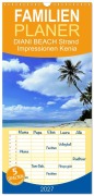 Cover-Bild zum Titel 'Familienplaner 2027 - DIANI BEACH Strand Impressionen Kenia mit 5 Spalten (Wandkalender, 21 x 45 cm) CALVENDO' von 'Susan Michel'