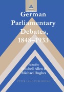 Cover-Bild zum Titel 'German Parliamentary Debates, 1848-1933' von ''