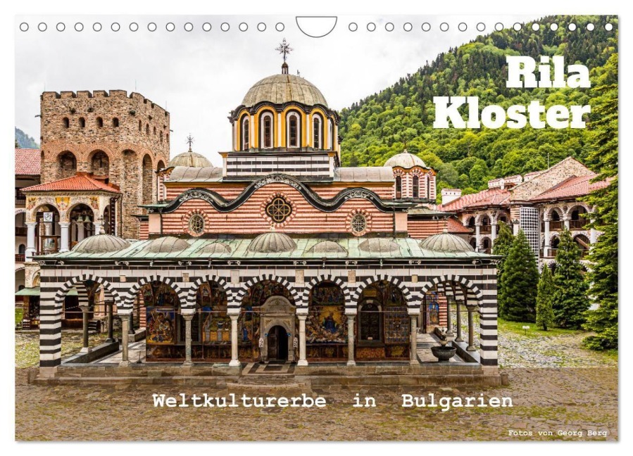 Rila Kloster - Weltkulturerbe in Bulgarien (Wandkalender 2027 DIN A4 quer), CALVENDO Monatskalender - Georg T. Berg