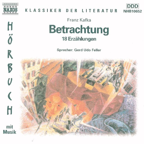 Betrachtung - 18 Erzählungen - Franz Kafka