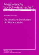 Cover-Bild zum Titel 'Die historische Entwicklung der Werbesprache' von 'Rosemarie Fährmann'