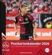 Cover-Bild zum Titel '1. FC Nürnberg Postkartenkalender 2026' von ''